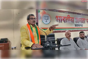 नवनियुक्त जिला प्रभारी का भाजपा कार्यालय में भव्य स्वागत