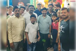 नैनी में मंत्री नंदी ने की गणपति की पूजा-अर्चना