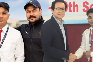सीबीएसई नेशनल में रेफरी बनकर सोनभद्र के रवि सिंह ने बढ़ाया जिले का मान, पंजाब पुलिस के हेड कोच शिव कुमार ने किया सम्मानित