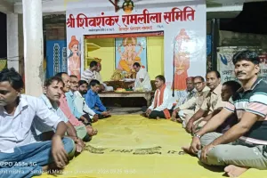 शिवद्वार मंदिर में अनंत चतुर्दशी पर 63वें वर्ष का मुकुट पूजन संपन्न