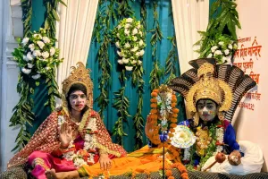 अनन्त चतुर्दशी पर सजी क्षीरसागर की मनमोहक झांकी, भक्त दर्शन कर हुए भाव-विभोर