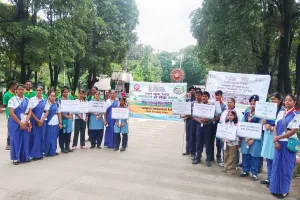 तहत रेलगांव कॉलोनी, सूबेदारगंज में स्वच्छता जागरूकता रैली आयोजित