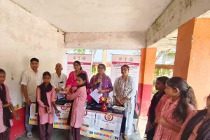 बेटी बचाओ-बेटी पढ़ाओ के तहत मेहंदी प्रतियोगिता एवं जागरूकता कार्यक्रम आयोजित