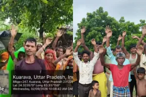 जनपद में हो रही लगातार बारिश से गरीबों का आशियाना उजड़ने का सता रहा डर , पीड़ित परिवार ने किया कनहर डिवीजन के खिलाफ जोरदार प्रदर्शन