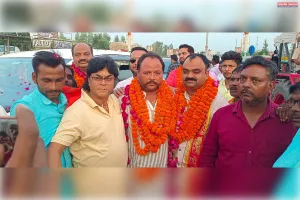 विहिप के नवनियुक्त जिलाध्यक्ष प्रतीक गर्ग का गृह नगर में भव्य स्वागत