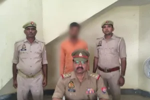 गैंगस्टर एक्ट में वांछित अभियुक्त  गिरफ्तार, भेजा न्यायालय