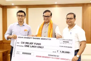 मुख्यमंत्री राहत कोष में आऊटा ने दिए एक लाख रुपये