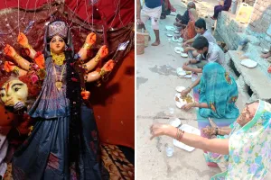 सजेती क्षेत्र के सिधौल में नवरात्रि पर विशाल भंडारे का आयोजन