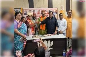 पगड़ी-तिलक और तलवार से गुंजन शर्मा का भव्य अभिनंदन