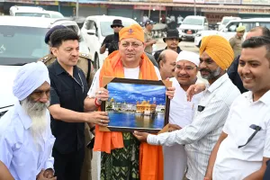 सेवा संकल्प अभियान के तहत नानकमता पहुंचे मुख्यमंत्री धामी, दिया स्वच्छता का संदेश
