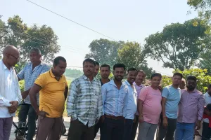 गुरुग्राम में एक किमी हॉट मिक्स सड़क निर्माण का शुभारंभ