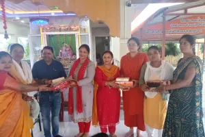एकल विद्यालय ने मनाया दीपावली सम्मान समारोह