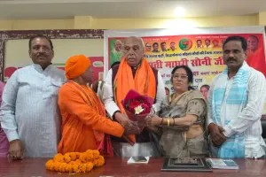 भाजपा कार्यालय में नवनियुक्त महिला मोर्चा जिलाध्यक्ष माधुरी सोनी का हुआ भव्य स्वागत