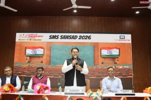 एसएमएस लखनऊ में तृतीय छात्र संसद ‘SMS Sansad 2026’ का सफल आयोजन