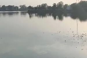 कोटवा में तालाब के नवीनीकरण पर सवाल एक वाटर रैंप ढहा दो क्षतिग्रस्त