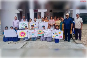विकसित भारत @2047 के तहत आयोजित हुई भाषण व चित्रकला प्रतियोगिता