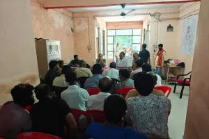 दुर्गा पूजा से पहले हर्रैया में पुलिस अलर्ट, प्रतिमा आयोजकों के साथ हुई पीस कमेटी बैठक