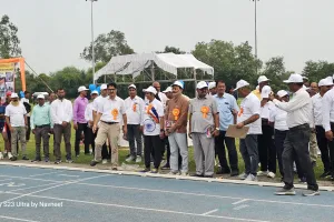 दौड़ में अमन शेखर खुशी और अनामिका नें बाजी मारी 