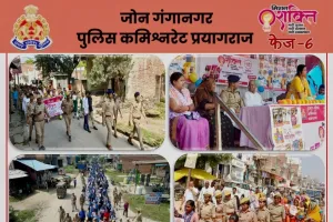मिशन शक्ति फेज 6 के अंतर्गत  मिशन शक्ति कर्मियों द्वारा  प्रमुख बाजारों, कस्बों और भीड़-भाड़ वाले सार्वजनिक स्थलों पर जागरुकता मार्च निकाला गया