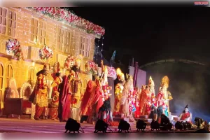 श्रीराम वनवास एवं भरत मिलाप का भावपूर्ण मंचन