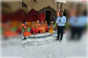 एसआरकेडी पब्लिक स्कूल में धूमधाम से मनाया गया दशहरा और नवरात्रि पर्व