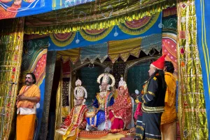शबरी प्रसंग, हनुमान राम मिलन का मंचन