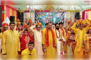 मंगल कलश एवं रथ यात्रा के साथ श्रीमद्भागवत कथा का शुभारंभ, उमड़ी श्रद्धालुओं की भीड़ 