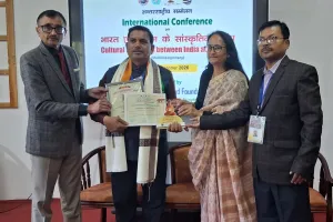 भूटान की राजधानी थिम्पू में  सम्मानित हुए साहित्यकार/पत्रकार डॉ राम लखन वर्मा