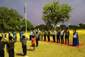 आरेडिका में स्काउट्स एवं गाइड्स की प्रथम जिला स्तरीय रैली का आयोजन