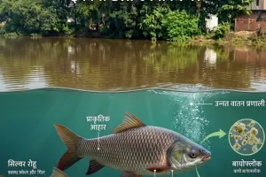 दैविक पोखरे में मछलियों की मौत से सतुआभार में मातम, ग्रामीणों की आस्था आहत !