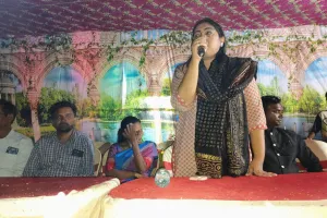 फुटबाल प्रतियोगिता के फाइनल में पहुंचीं झामुमो केंद्रीय कमेटी सदस्या उपासना मरांडी