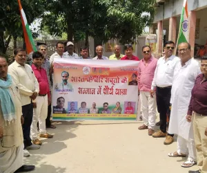 गोरखपुर में क्रांतिकारी पत्रकार परिषद ने वीर सैनिकों के सम्मान में निकाली भव्य शौर्य यात्रा