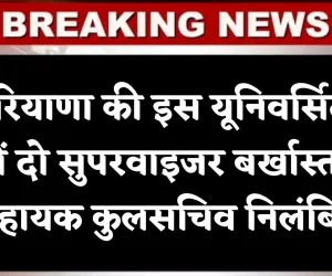 Haryana: हरियाणा की इस यूनिवर्सिटी में दो सुपरवाइजर बर्खास्त, सहायक कुलसचिव निलंबित, जानें पूरा मामला 