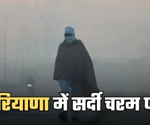 Haryana Weather: हरियाणा में सर्दी चरम पर, तापमान सामान्य से 3.4°C नीचे