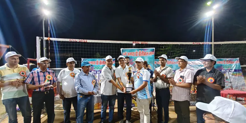 अनपरा प्रो वॉलीबॉल लीग-8 का शानदार समापन