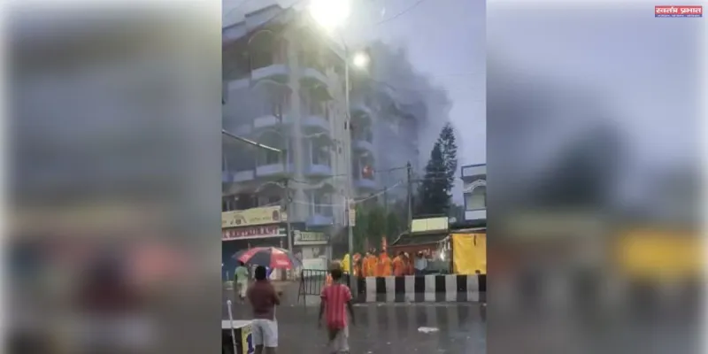 तारापीठ में होटल में भीषण आग, सात लोगों की मौत