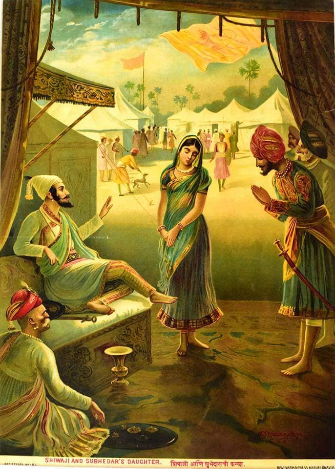 shivaji by Raja RAvi Verma