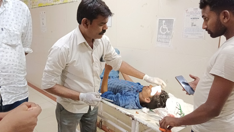 आमने सामने बाइक की भिड़ंत में साले व बहनोई हुए