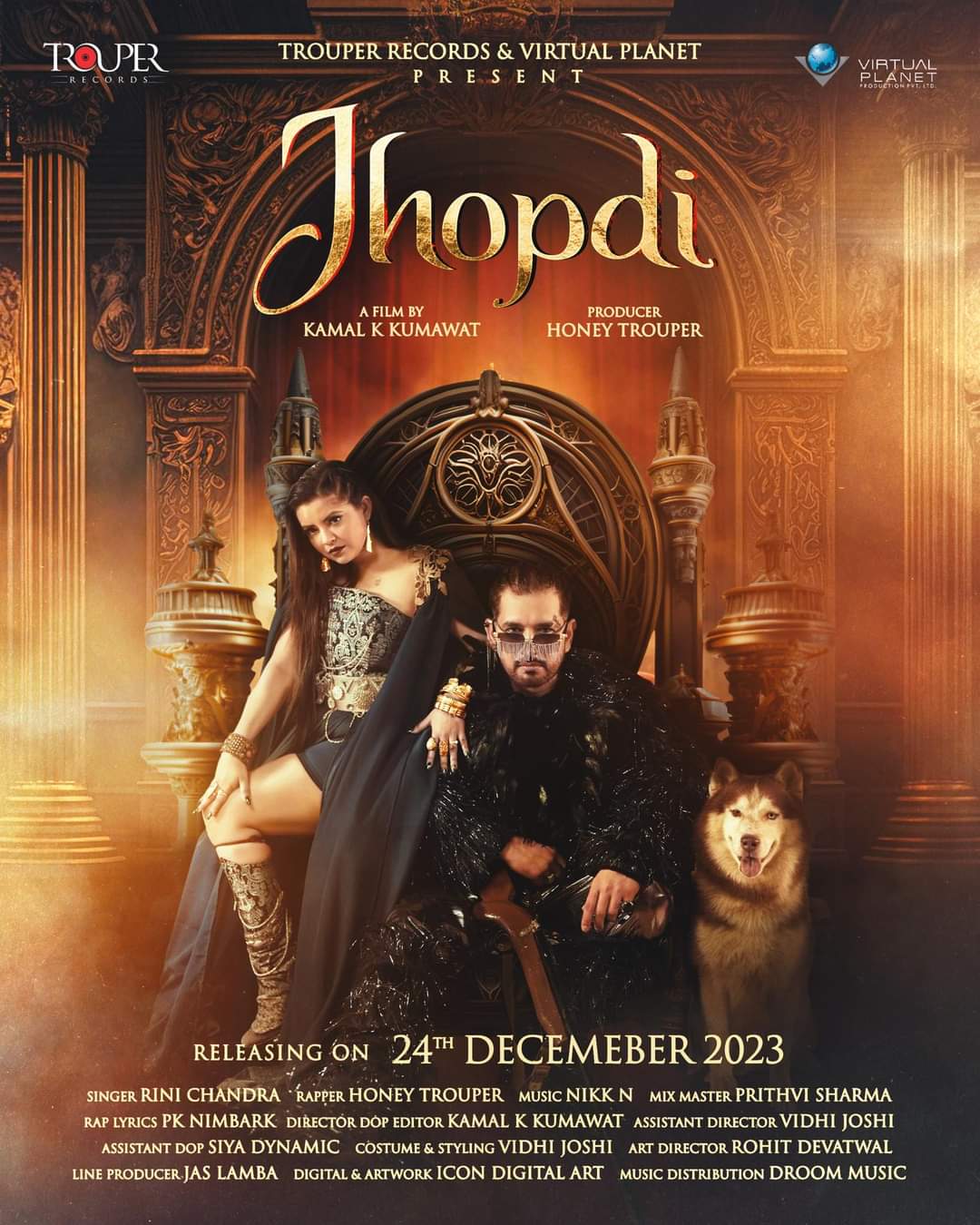 रिनि चंद्रा की  राजस्थानी हिपहॉप रैप सॉन्ग झोपड़ी रीलीजिंग के साथ ही हुआ वायरल .!