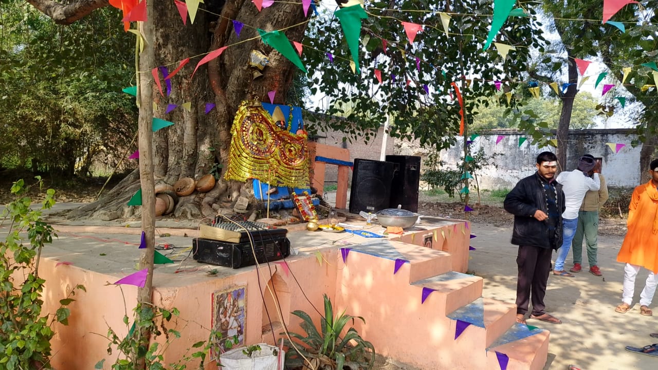 अयोध्या आयोजन अयोध्या श्री राम मंदिर के प्राण प्रतिष्ठा के दौरान शिवकाली जागरण समिति भारत द्वारा किया गया सुन्दर कांड का आयोजन एवं आरती 