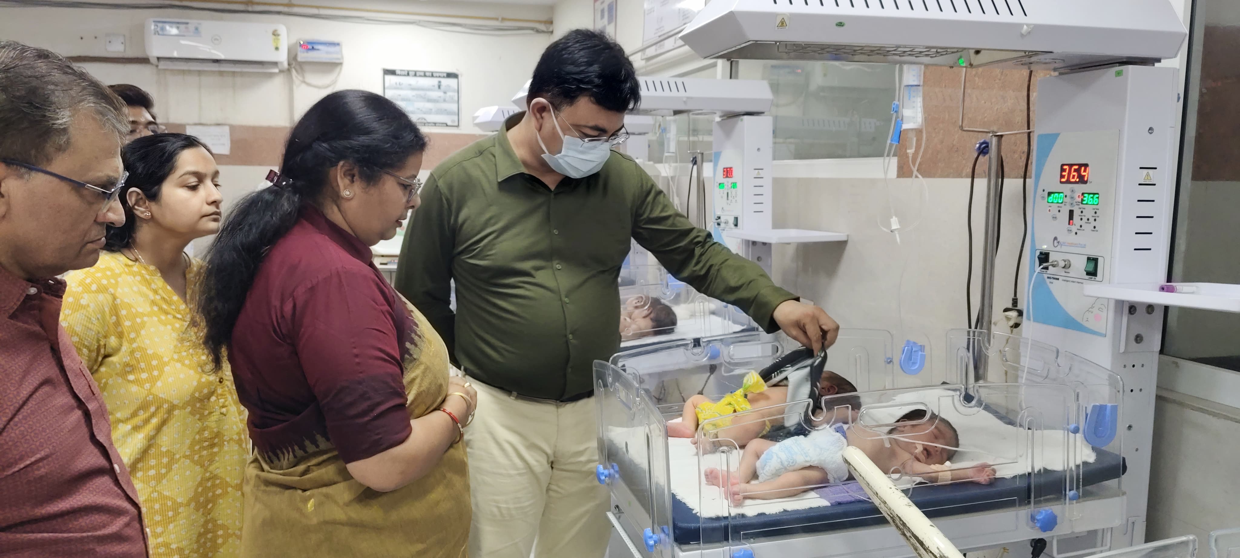 महिला आयोग की सदस्या रेनू गौड़ ने नवनिर्मित वन स्टॉप सेंटर का निरीक्षण किया