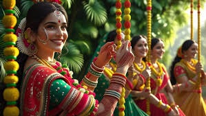 हरियाली तीज- आस्था पर्यावरण और नारी-सम्मान की त्रिवेणी