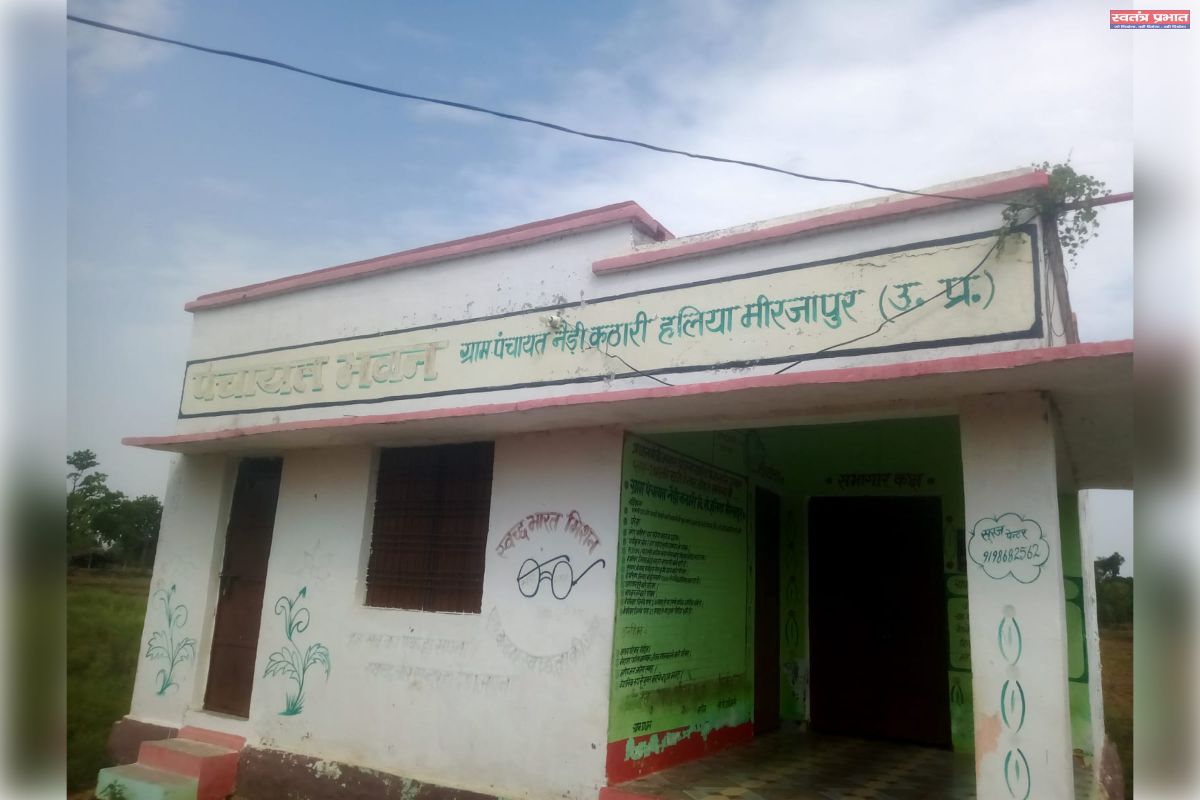 नैडी़ कठारी ग्राम प्रधान पर भ्रष्टाचार के आरोप ग्रामीणों ने की जांच की मांग।