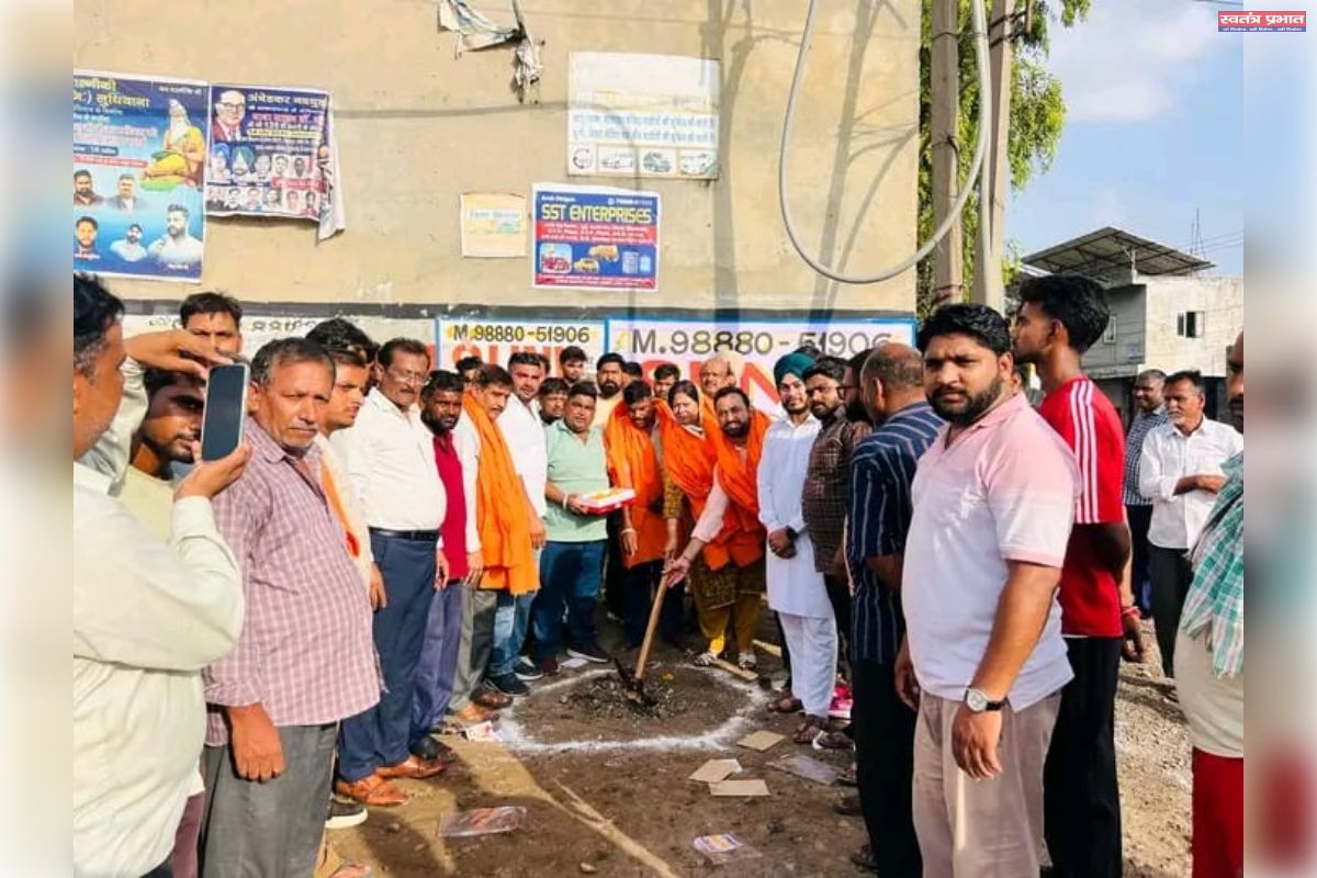 वार्ड नंबर 27 में 60 लाख रुपये की लागत से मॉडर्न वेंडिंग ज़ोन का उद्घाटन